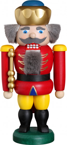 Seiffener Volkskunst eG - Nussknacker König rot 20 cm