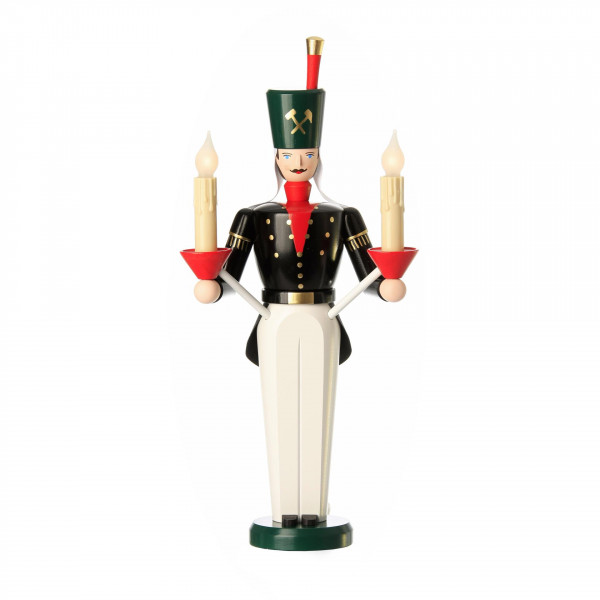 Schalling - Lichterbergmann, elektrisch beleuchtet, 36 cm farbig