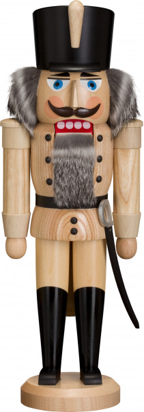 Seiffener Volkskunst eG - Nussknacker Husar natur 37 cm