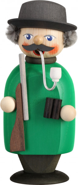 Seiffener Volkskunst eG - Räuchermännchen Jäger 14 cm