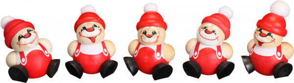 Seiffener Volkskunst eG - Nikolaus, 5er Satz
