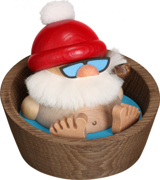 Seiffener Volkskunst eG - Kugelräucherfigur Nikolaus Karl im Pool 10 cm