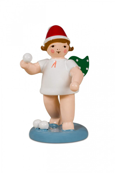 Ellmann - Weihnachtsengel - Schneeballwerfer mit Mütze