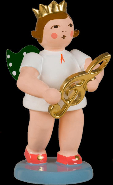 Ellmann - Engel mit Notenschlüssel mit Krone