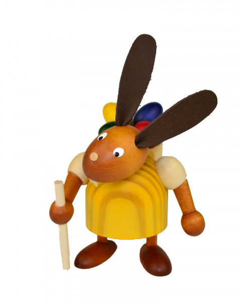 Drechslerei Martin - Hase mit Eikiepe gelb, klein