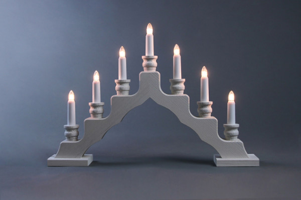 Weigla - Schwibbogen Trendiger Schwede weiß