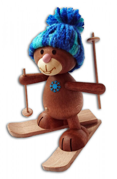 Winterkunibärt der Skifahrer