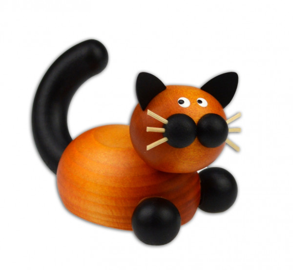 Drechslerei Martin - Kater Bommel auf der Lauer 6 cm