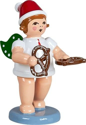 Ellmann - Weihnachtsengel mit Brezel ohne Krone