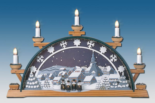Klaus Kolbe - Schwibbogen Sternhimmel Schneekristalle