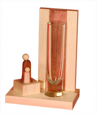 Ulmik - MODERN LINE Sockelvase Natur