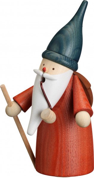 Seiffener Volkskunst eG - Räuchermännchen Wanderwichtel 16 cm