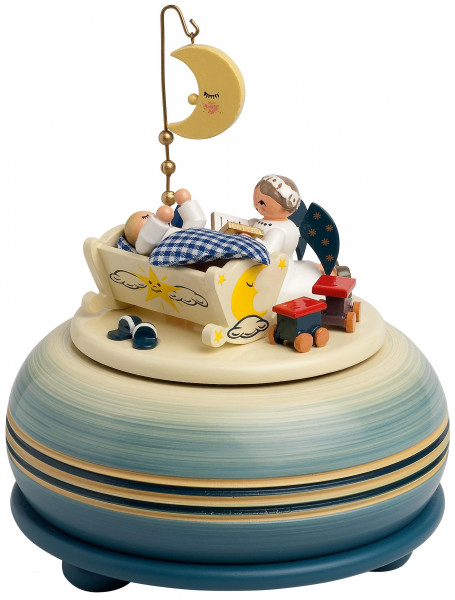 KWO - Spieldoe, klein "Gute Nacht" blau