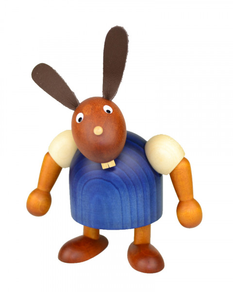 Drechslerei Martin - Hase stehend blau