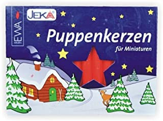 Puppenkerzen rot Ø 10 mm, 20 Stück/Schachtel