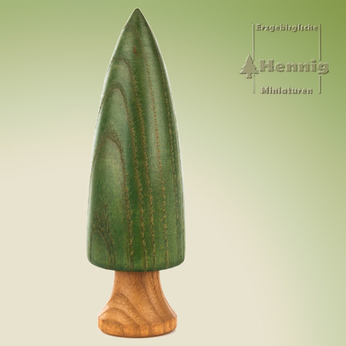 Hennig Figuren - Baum modern 95 mm grün mit Stamm braun