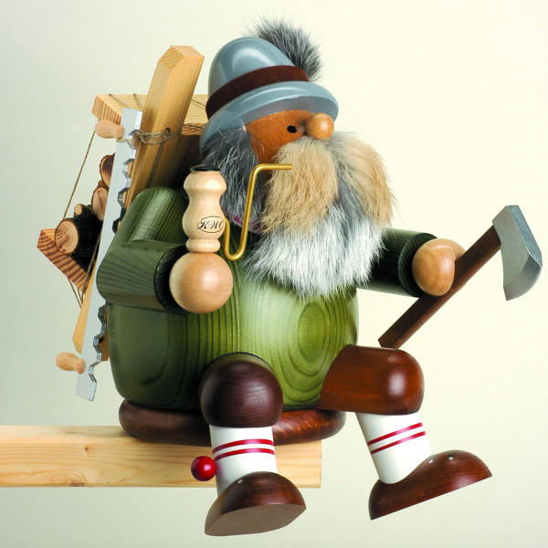 KWO - Räuchermann Kantenhocker Holzfäller L