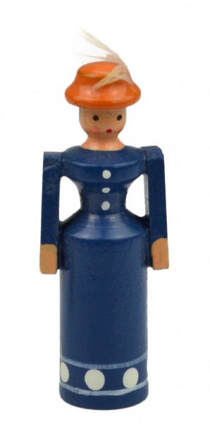 Wolfgang Braun - Miniatur Dockenfigur blau