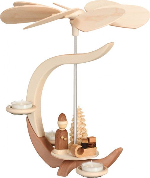 Seiffener Volkskunst eG - Pyramide C-Form Weihnachtsmotiv 30 cm