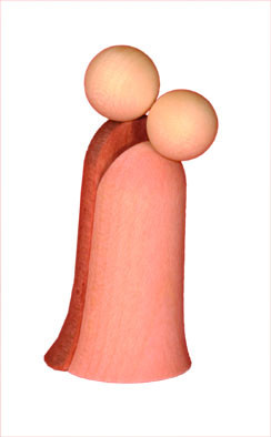 Ulmik - MODERN LINE Liebe, 7 cm gebeizt