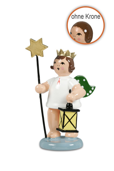 Ellmann - Engel mit Stern und Lampe ohne Krone