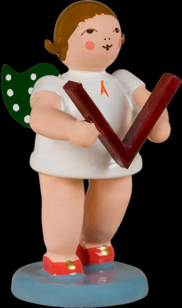 Ellmann - Engel mit Holzklapper ohne Krone