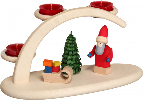 Seiffener Volkskunst eG - Leuchterbogen Weihnachtsmotiv 13 cm