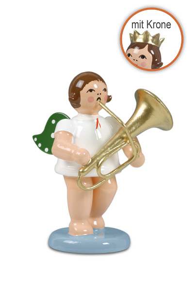 Ellmann - Engel mit Tuba mit Krone