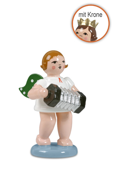 Ellmann - Engel mit Konzertina mit Krone