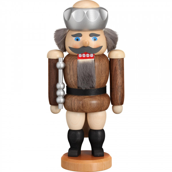 Seiffener Volkskunst eG - Nussknacker König Edelholzausführung >>Nussbaum<<