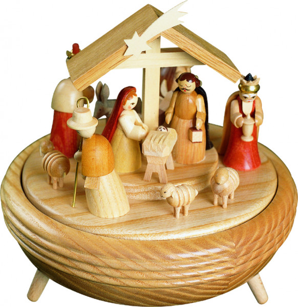 Richard Glässer - Spieldose Christi Geburt, 18er Spielwerk