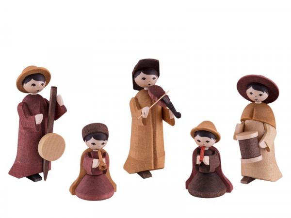 Ulmik - Musikanten 5-teilig gebeizt