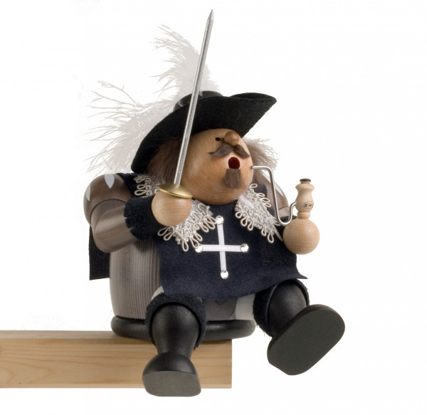 KWO - Räuchermann Kantenhocker Muskeiter &quot;Aramis&quot;