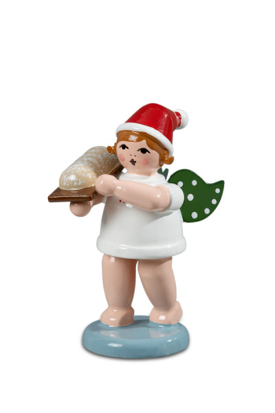 Ellmann - Weihnachtsengel mit Stollen mit Mütze