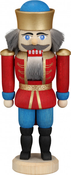 Seiffener Volkskunst eG - Nussknacker König rot 12 cm