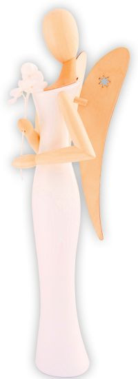 Kollektion Sternkopf - Engel mit Kirschzweig stehend