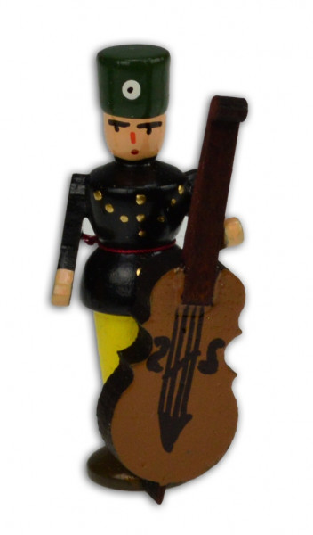 Wolfgang Braun - Miniatur Bergmusikant (Fatzer) mit Zupfbass