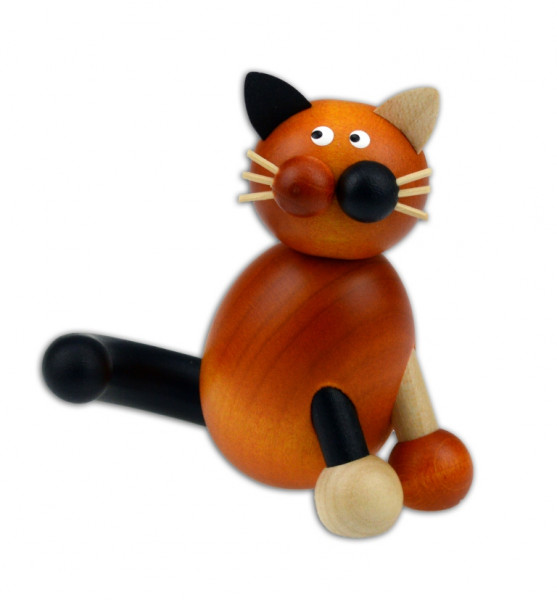 Drechslerei Martin - Katze Katze Tante Lilli 8,5 cm