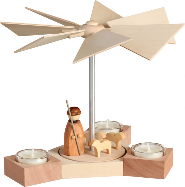 Seiffener Volkskunst eG - Pyramide Hexagonum Schäfer 20 cm