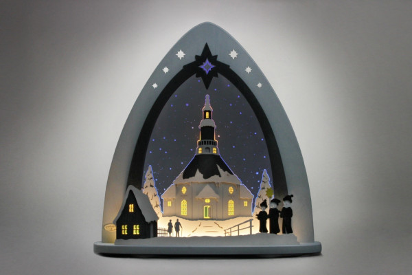 Weigla - Lichterspitze LED &quot;Seiffener Kirche&quot;
