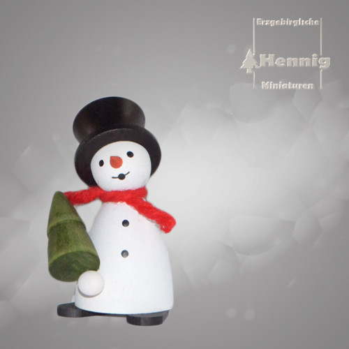 Hennig Figuren - Schneemann mit Baum
