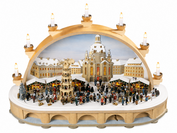 Klaus Kolbe - Schwibbogen Dresdner Striezelmarkt 1. Auflage