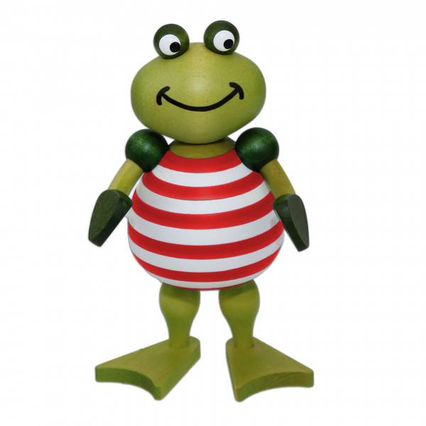 Drechslerei Martin - Badefrosch Alma im roten Badeanzug