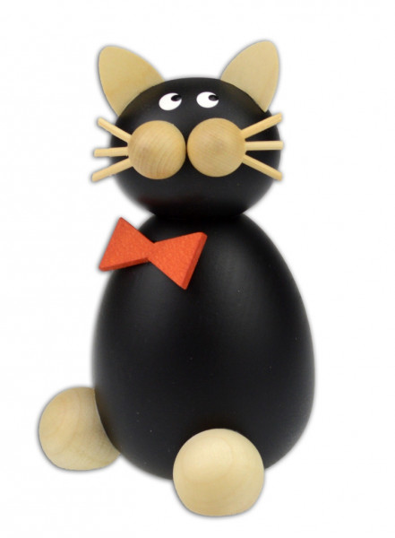 Drechslerei Martin - Kater Kurt sitzend, groß 12 cm