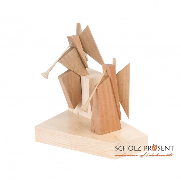 Kneisz Design - Krippe Magdalena Posaunen-steh-sitz-Engel