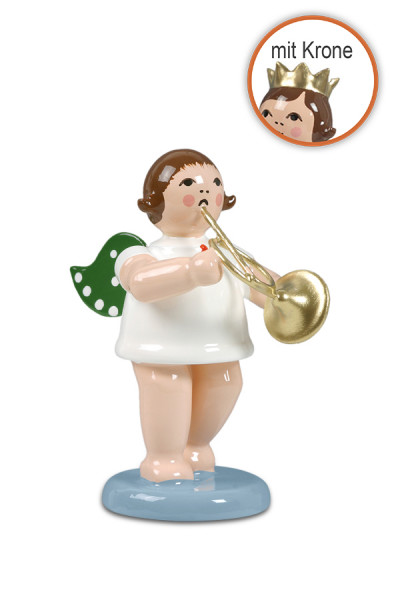 Ellmann - Engel mit Waldhorn mit Krone