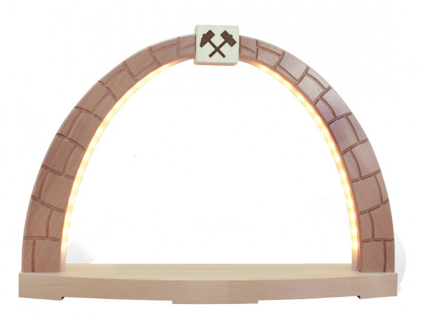 Rauta Edition FG - LED-Schwibbogen Tor-Motiv ohne Bergmänner