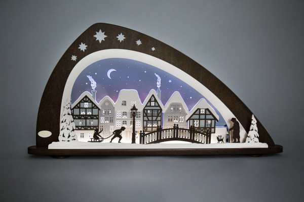 Weigla - Schwibbogen LED "Winter in der Altstadt"