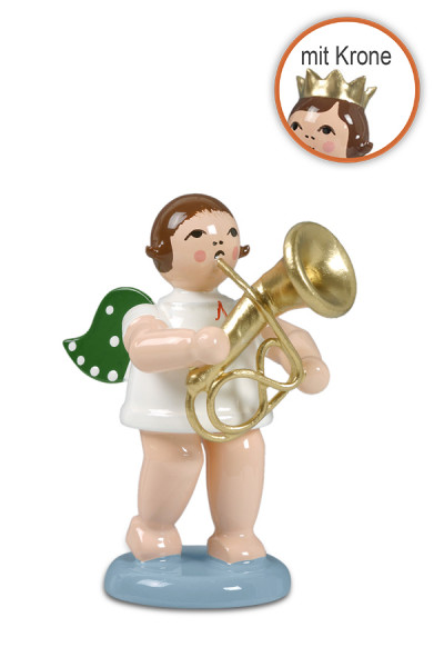 Ellmann - Engel mit Baritonhorn mit Krone