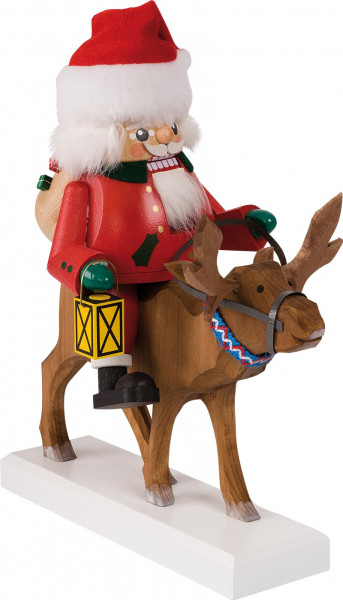 Richard Glässer - Nussknacker Santa auf Rentier